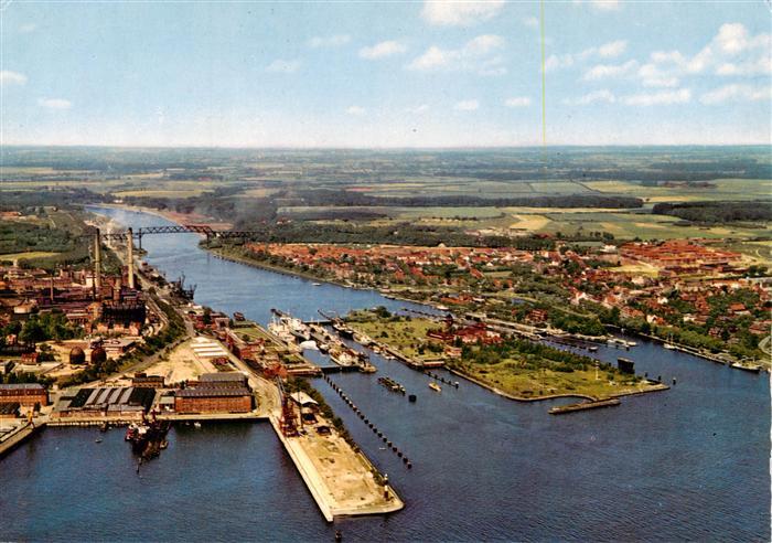 Holtenau Kiel Kanalschleuse Fliegeraufnahme