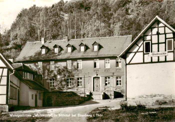 Eisenberg  Thueringen Waldgaststaette Walkmuehle im Muehltal