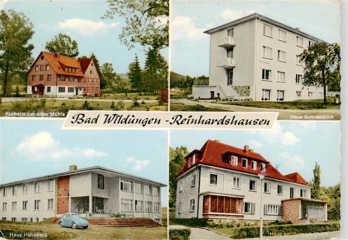 Bad Wildungen Reinhardshausen Kurheim zur alten Muehle Haus Sonnenblick Haus Hah
