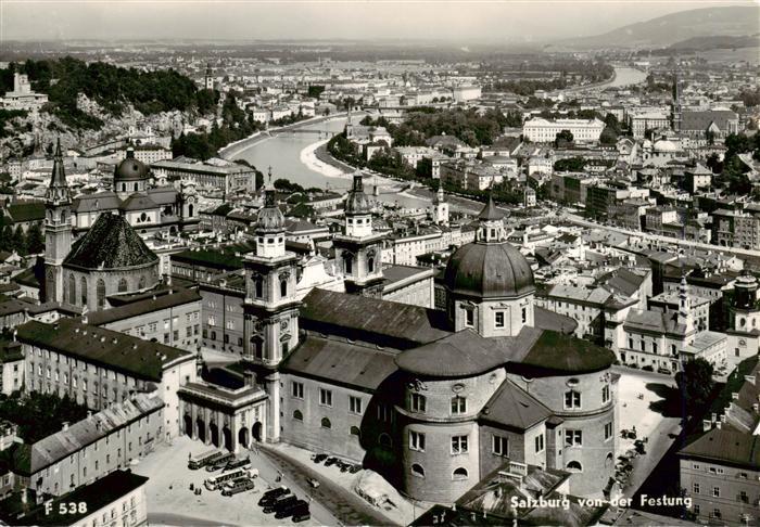 Salzburg  AT Blick von der Festung