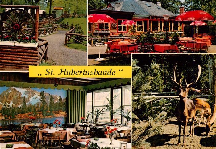 BERLIN  CITY Cafe Restaurant St Hubertusbaude Gastraeume Hirsch