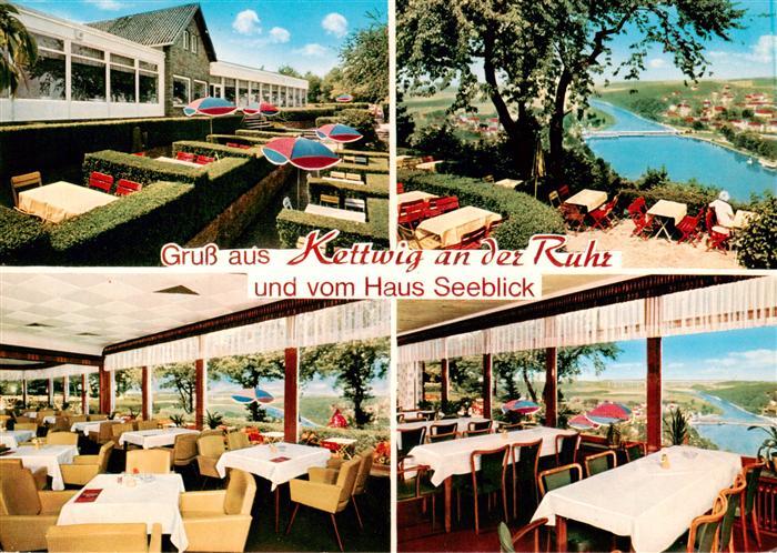 Kettwig Haus Seeblick Ruhrpartie Gastraeume Parkterrasse