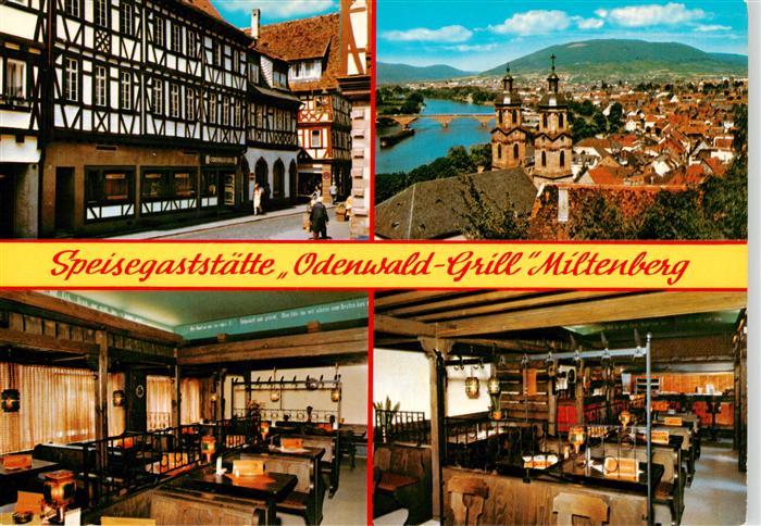 Miltenberg Main Speisegaststaette Odenwald Grill Panorama Gastraeume
