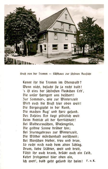 Waldmichelbach Wald-Michelbach Gasthaus Pension Zur schoenen Aussicht