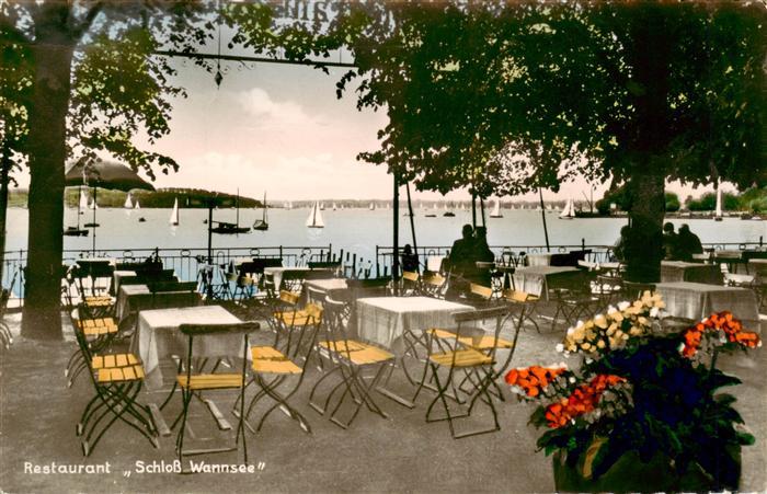 BERLIN  CITY Schloss Wannsee Seeterrasse