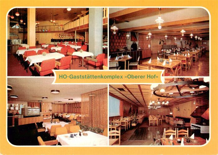 Oberhof  Thueringen HO Gaststaettenkomplex Oberer Hof Tanzbar Joel Serb Bauernre