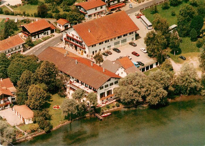 Seebruck Chiemsee Hotel Post Fliegeraufnahme