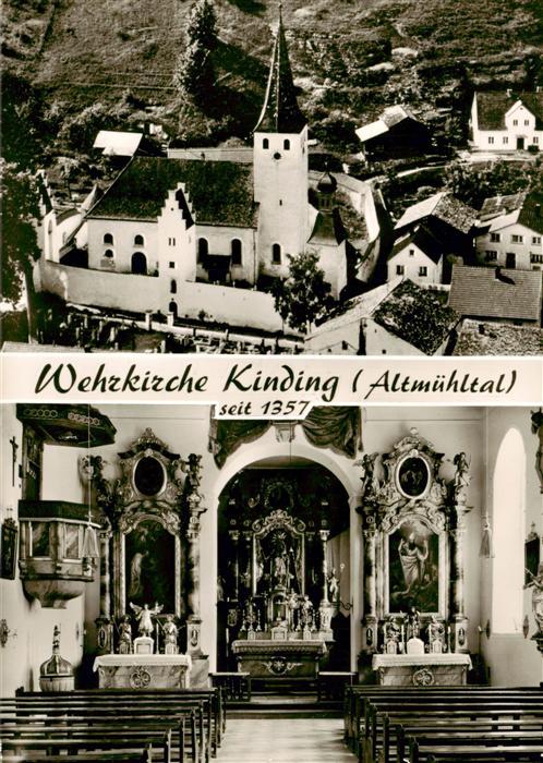 Kinding Wehrkirche Inneres Altar