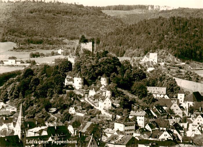 Pappenheim Mittelfranken Fliegeraufnahme