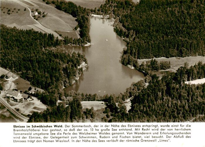 Ebnisee Welzheim Fliegeraufnahme