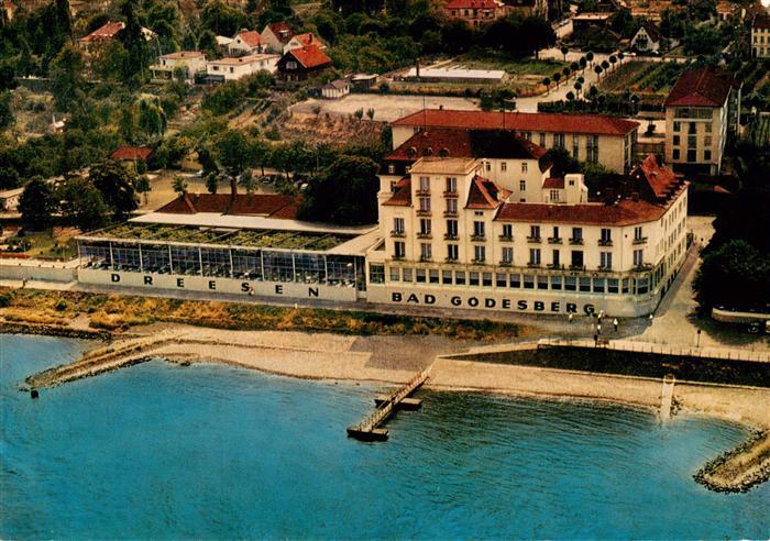 Bad Godesberg Rheinhotel Dreesen Fliegeraufnahme