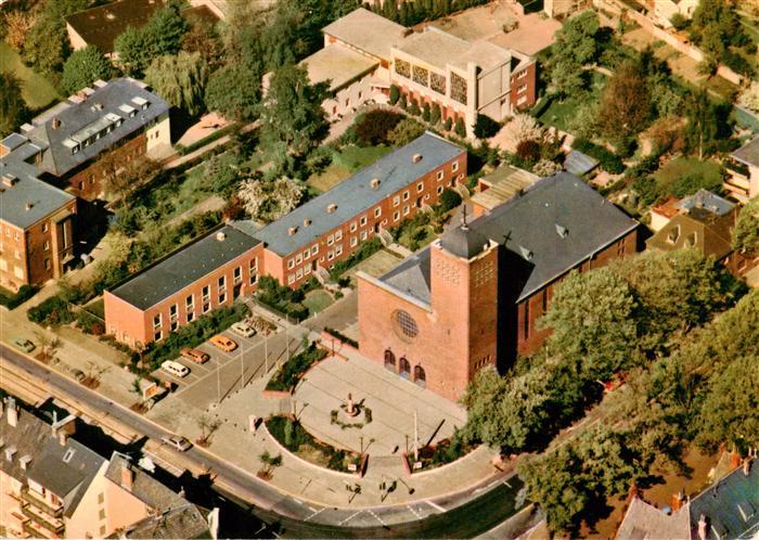 Bonn Rhein Pfarrzentrum St Joseph Fliegeraufnahme