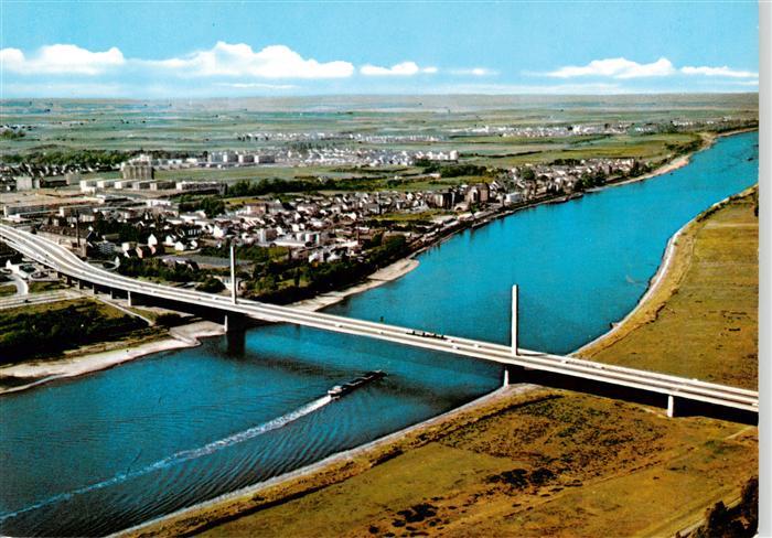 Bonn Rhein Friedrich Ebert Bruecke Fliegeraufnahme