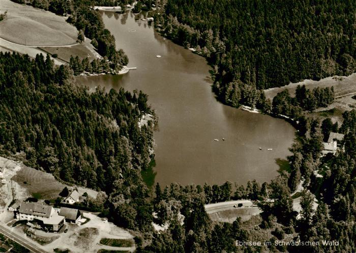 Ebnisee Welzheim Fliegeraufnahme mit Kiosk