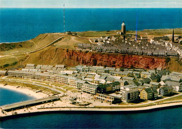 Insel Helgoland Fliegeraufnahme