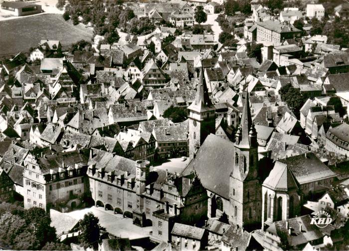 oehringen  Hohenlohe Fliegeraufnahme