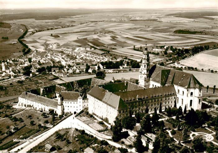 Neresheim Fliegeraufnahme mit Schloss