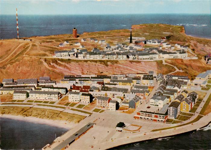 Insel Helgoland Fliegeraufnahme