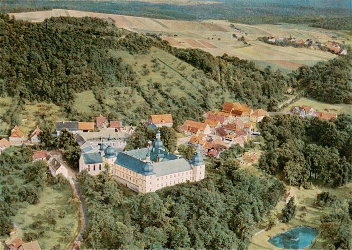 Koenigshofen Bad Schloss Sternberg Fliegeraufnahme