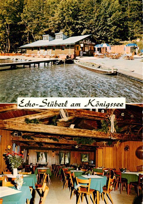Koenigssee-Muehlleiten Schoenau Berchtesgaden Echo Stueberl Gastraum