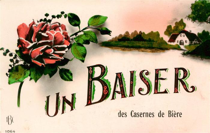 Biere VD Un Baiser des Casernes de Biere Feldpost