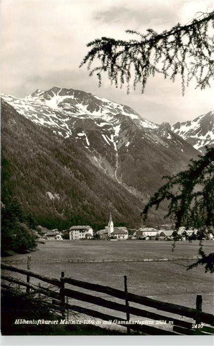 Mallnitz Tauernbahn Kaernten AT mit Gamskarlspitze