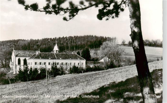 Mayerling Baden Niederoesterreich AT Karmeliterinnenkloster Kirche und Gaestehau
