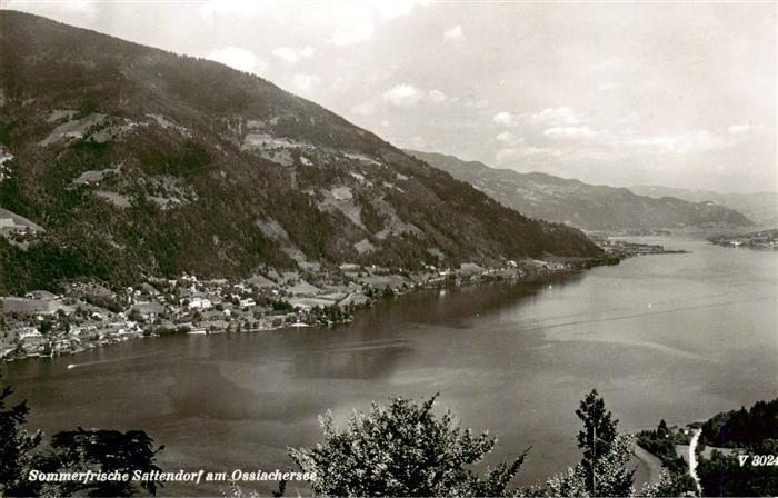 Sattendorf Ossiachersee Kaernten AT Panorama