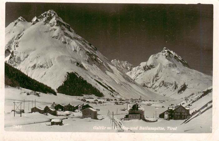 Galtuer Tirol mit Gorfen und Ballunspitze