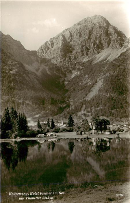 Heiterwang Tirol AT Hotel Fischer am See mit Thaneller