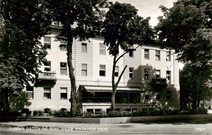 Baden  Wien AT Hilde Wagner Heim