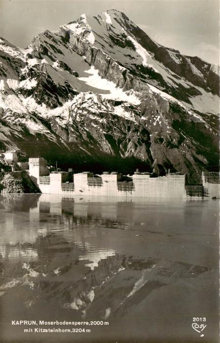 Kaprun AT Moserbodensperre mit Kitzsteinhorn