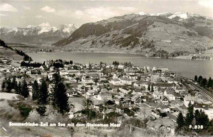Zell See AT Fliegeraufnahme mit dem Steinernen Meer