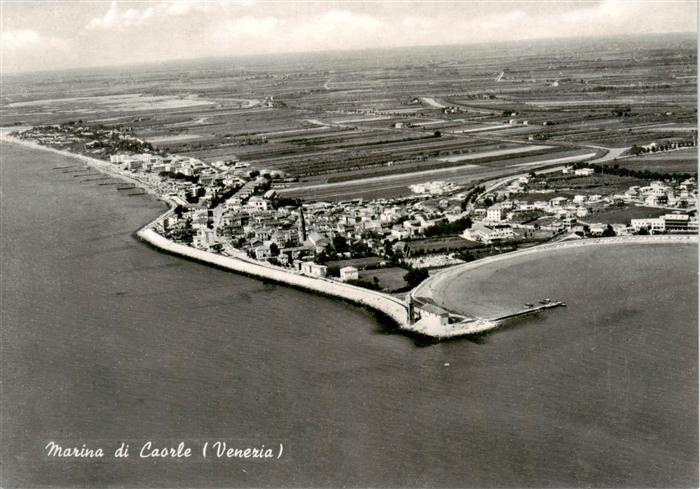 Caorle Veneto IT Fliegeraufnahme