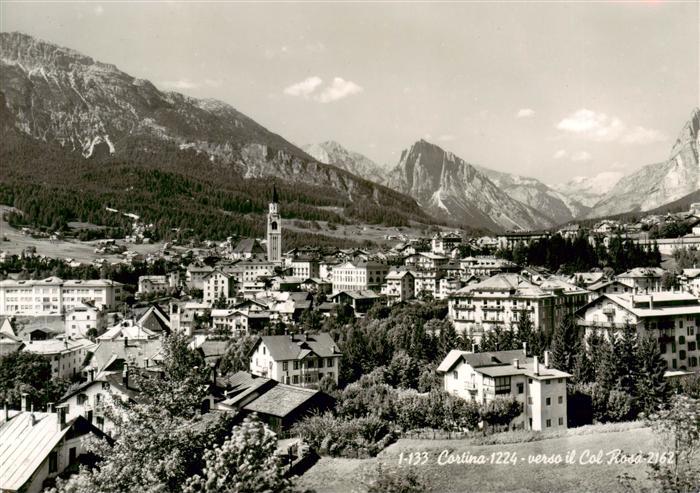 Cortina d Ampezzo IT verso il Col Rosa