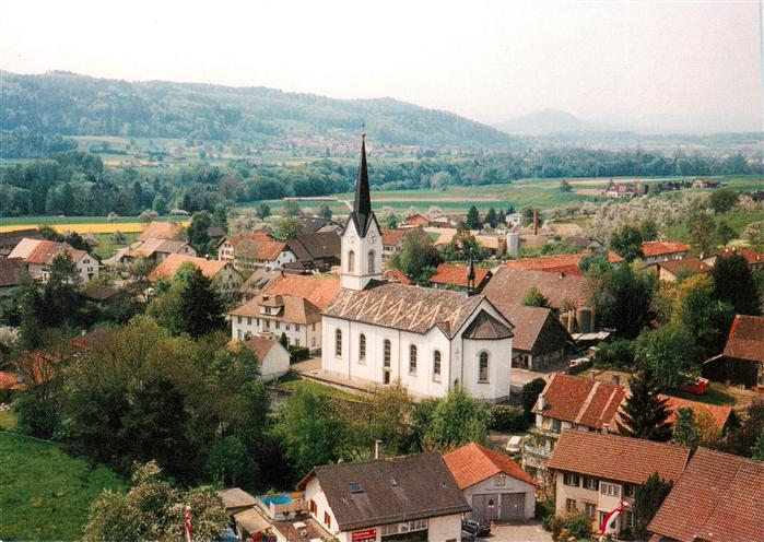 Stetten AG Kirche St Vinzenz und Unterdorf