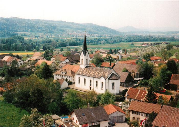 Stetten AG Kirche St Vinzenz und Unterdorf