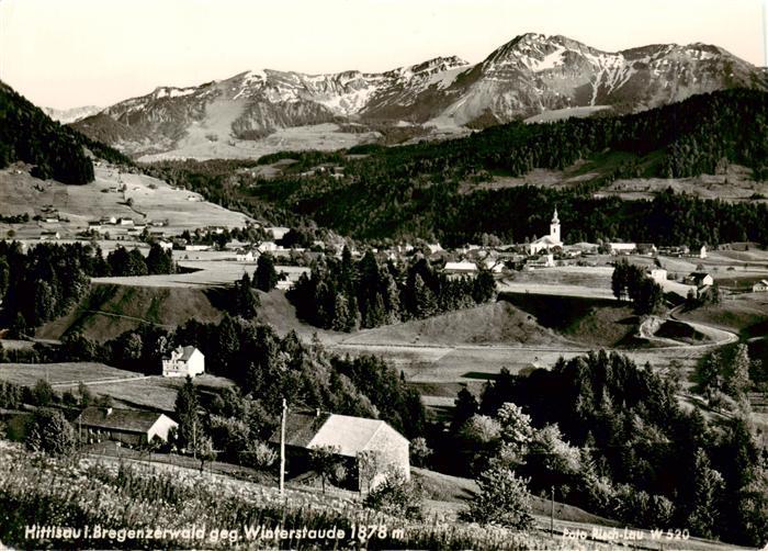 Hittisau Vorarlberg AT mit Winterstaude