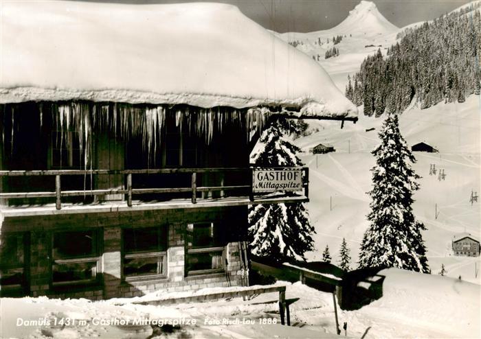 Damuels Vorarlberg AT Gasthof Mittagspitze