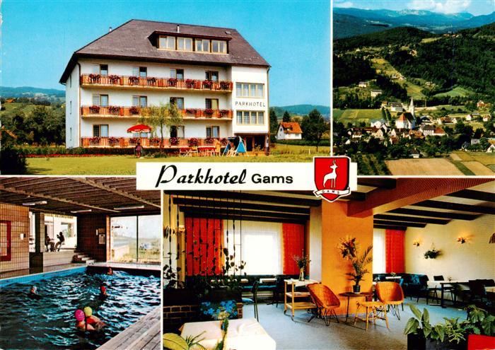 Gams Bad Parkhotel Gams Hallenbad Foyer Panorama