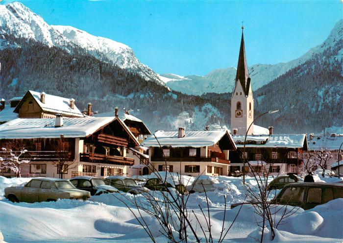 OBERSTDORF Bayern Ortspartie mit Kirche