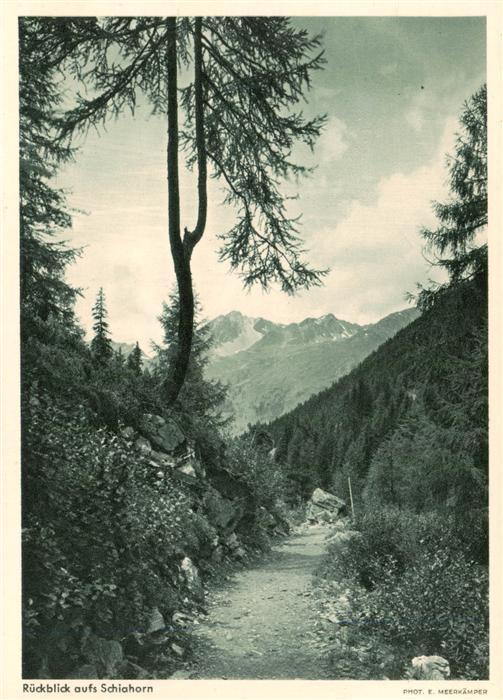 Schiahorn 2709m Davos Panorama