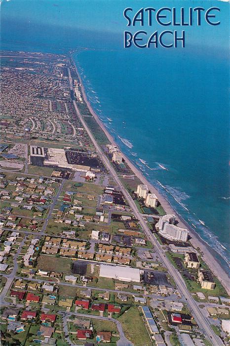 Satellite Beach Florida USA Fliegeraufnahme