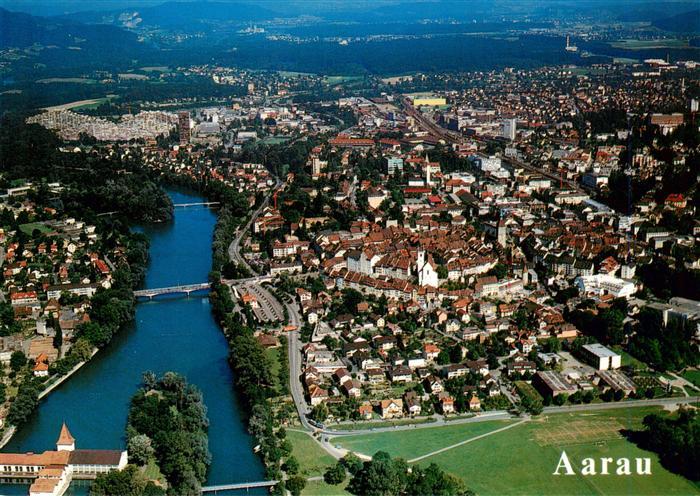 Aarau AG Fliegeraufnahme