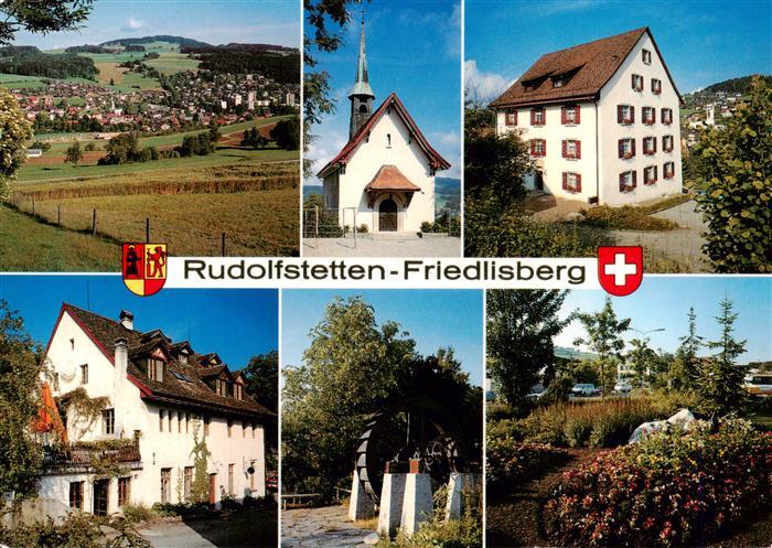 Rudolfstetten Kapelle Friedlinsberg Gemeindehaus Alte Muehle Muehlerad