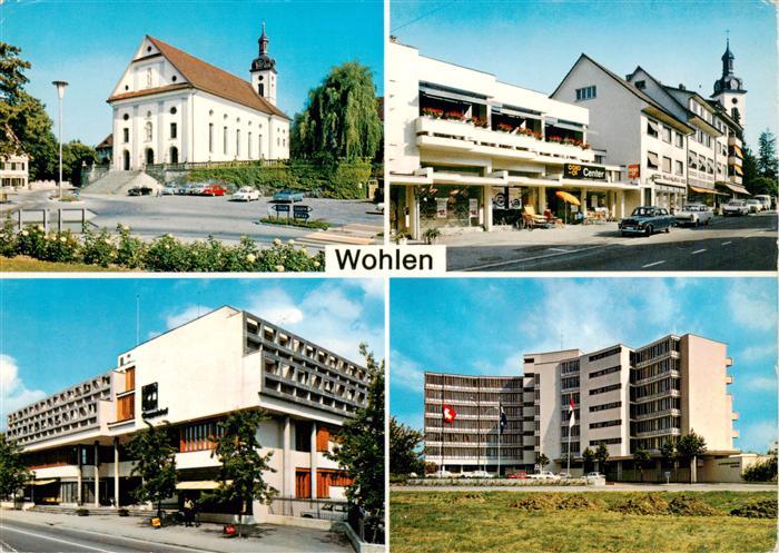 Wohlen  AG Kirche Ortspartien