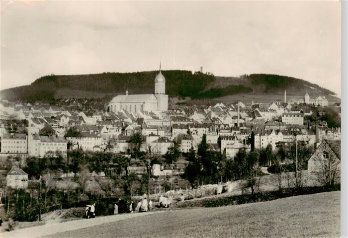 Annaberg -Buchholz Erzgebirge St Annenkirche mit Poehlberg