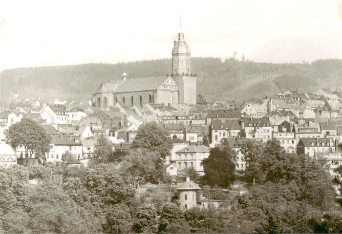 Annaberg -Buchholz Erzgebirge St Annenkirche mit Poehlberg