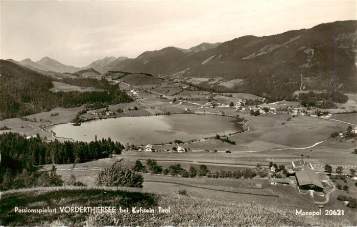 Vorderthiersee Tirol AT Fliegeraufnahme