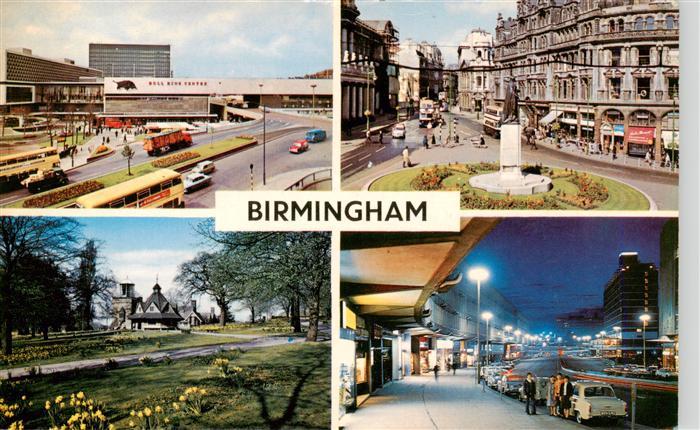 Birmingham  UK Bull Ring Victoria Square Bourneville Smallbrook Ringway by Night